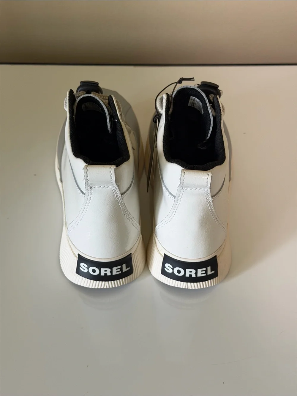 Sorel White and Gray Waterproof Winter Boots